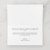 Elegant Weddenschap Welkom Gift Bag Basket Plaatskaartje (Binnenkant ongevouwen)