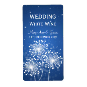 Elegant Weddenschap Wine Label Summer Sparkle Sapp