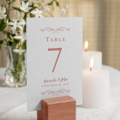 Elegant Weddenschappen Reception Calligraphy Roos  Kaart