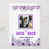 Elegant Wedding 007 van Nasrin Save the Date (Voorkant / Achterkant)