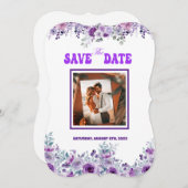 Elegant Wedding 007 van Nasrin Save the Date (Voorkant / Achterkant)