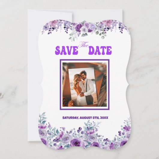 Elegant Wedding 007 van Nasrin Save the Date (Voorkant)