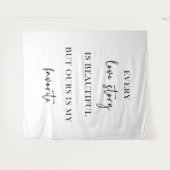 Elegant Wedding Backdrop – Perfect for Your Specia Wandkleed (Voorkant (horizontaal))