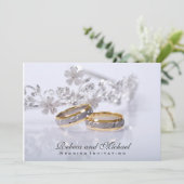Elegant Wedding Band Uitnodigingen (Staand voorkant)