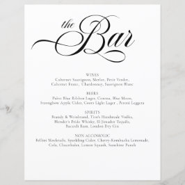 Elegant Wedding Bar