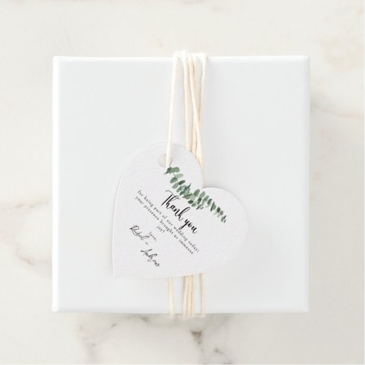 Elegant Wedding Bedankjes Labels (In situ)