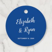 Elegant Wedding Bedankt Bedankjes Labels (Achterkant)