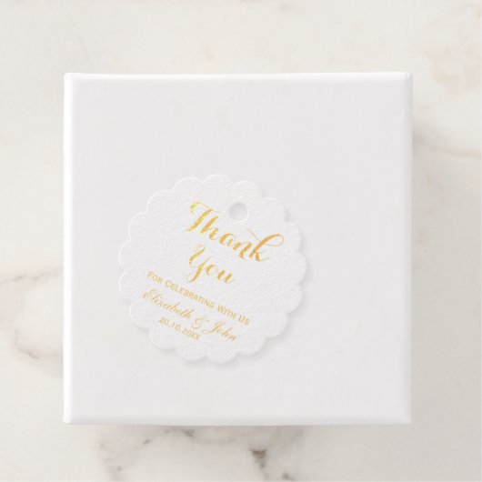 Elegant Wedding Bedankt Bedankjes Labels (Met doos)