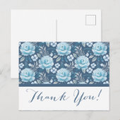 Elegant Wedding Bedankt Briefkaart (Voorkant / Achterkant)