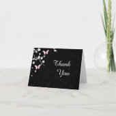 Elegant Wedding Bedankt Butterflies (Voorkant)