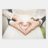 Elegant Wedding Bridal-pakbladen Inpakpapier Vel (Voorkant 2)