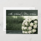 Elegant Wedding Briefkaart (Voorkant / Achterkant)