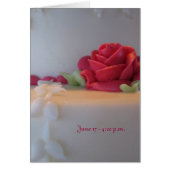 Elegant Wedding Cake met roze rozen (Voorkant)