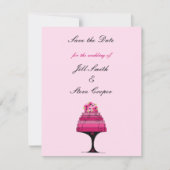 Elegant Wedding Cake Save the Date (Voorkant)