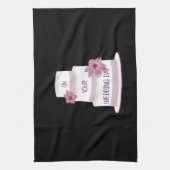 Elegant Wedding Cake Theedoek (Verticaal)