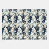 Elegant Wedding Cakes en bloemen Inpakpapier Vel (Voorkant 2)