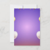 Elegant Wedding Card Kaart (Achterkant)