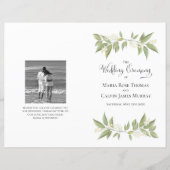 Elegant Wedding Ceremony Foliage Sage Greenery (Voorkant)