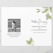 Elegant Wedding Ceremony Sage Greenery Foliage (Voorkant)