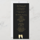 Elegant Wedding Champagne Programma (Voorkant)