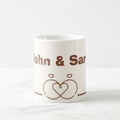 Elegant Wedding Coffee Mug – Unique Design Koffiemok (Center)