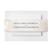 Elegant Wedding Copper Glitter Lights Uitnodigingen Wikkel (Voorkant Voorbeeld)