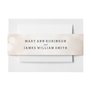 Elegant Wedding Copper Glitter Lights Uitnodigingen Wikkel