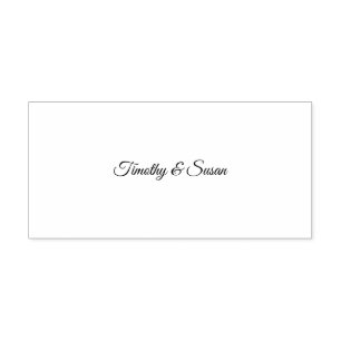 Elegant Wedding Couple Zelfinktende Stempel