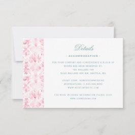 Elegant Wedding Crest w / Rozen Details Kaart