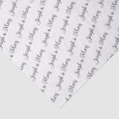 Elegant Wedding Customizable Couple's Names Gift  Tissuepapier (Detail)