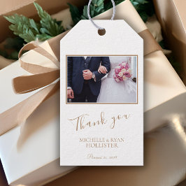 Elegant Wedding Dank je foto Cadeaulabel