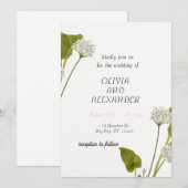 Elegant Wedding Design Kaart (Voorkant / Achterkant)
