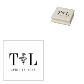 Elegant Wedding Design met wilde bloemen en Initia Rubberstempel (Gestempeld)