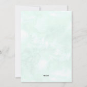 Elegant Wedding Details Kaart. Uitnodiging (Achterkant)