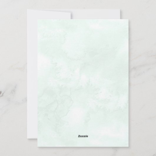 Elegant Wedding Details Kaart. Uitnodiging (Achterkant)