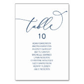 Elegant Wedding Dinner, Gastentabel Kaart (Voorkant)