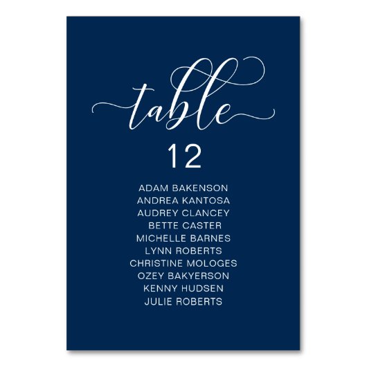 Elegant Wedding Dinner, gastzitje Kaart (Voorkant)