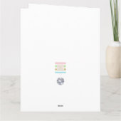 Elegant Wedding Disco Silver Bedankt (Achterkant)