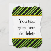 Elegant Wedding Dress Wedding Invitations Kaart (Achterkant)