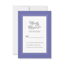 Elegant Wedding Enclosure Blue & White