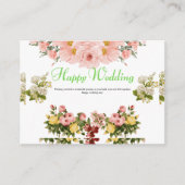 Elegant Wedding Enclosure Details Card Informatiekaartje (Voorkant)
