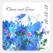 ELEGANT WEDDING ENVELOPE SEAL STICKERS (Voorkant)