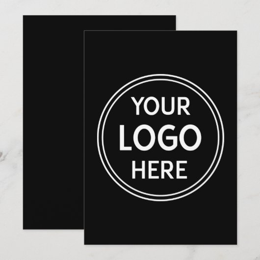 Elegant Wedding Event Personalized Kaart (Voorkant / Achterkant)