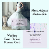 Elegant Wedding Event Planner Square Visitekaartje