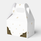Elegant wedding favor boxes editable bedankdoosjes (Achterkant)