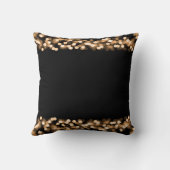 Elegant Wedding Favor Gold Hollywood Glam Kussen (Achterkant)