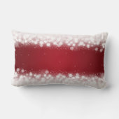 Elegant Wedding Favor Magic Sparkle Red Kussen (Achterkant)