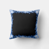 Elegant Wedding Favor Sparking Lights Sapphire Kussen (Achterkant)