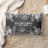 Elegant Wedding Favor Victoriaans Vlaams Zwart Kussen (Deken)