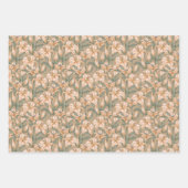 Elegant Wedding floral Patroon Inpakpapier Vel (Voorkant)